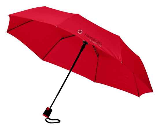 Зонт складной Wali, 10907712, Цвет: красный, изображение 5