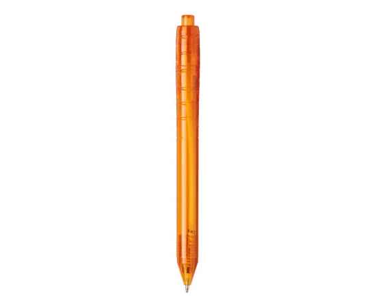 Ручка пластиковая шариковая Vancouver, 10657807, Цвет: оранжевый прозрачный, изображение 2