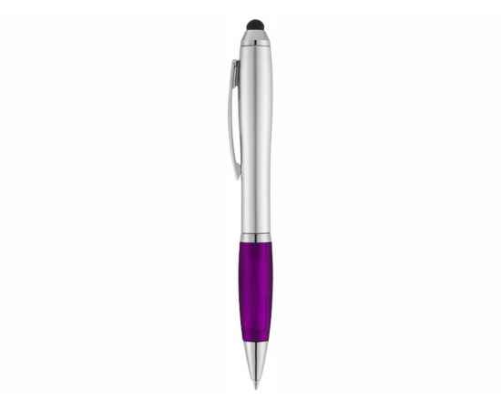 10678503 Ручка-стилус шариковая Nash, Цвет: фиолетовый,серебристый, изображение 3