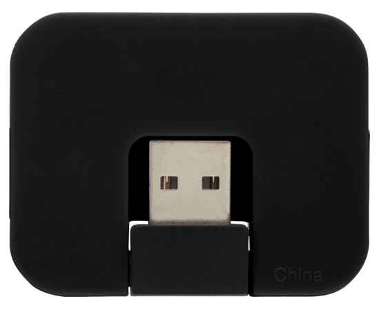 12359800 USB Hub Gaia на 4 порта, Цвет: черный, изображение 2
