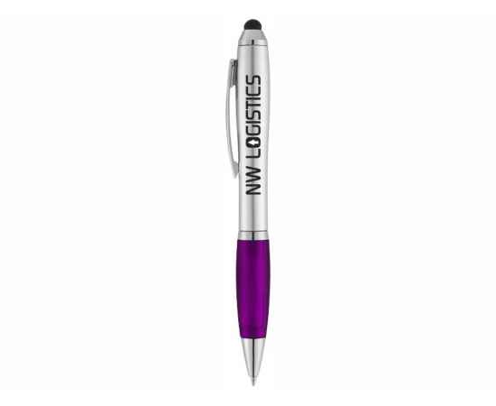 10678503 Ручка-стилус шариковая Nash, Цвет: фиолетовый,серебристый, изображение 4