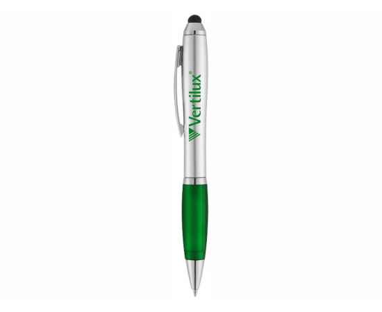 10678502 Ручка-стилус шариковая Nash, Цвет: зеленый,серебристый, изображение 4