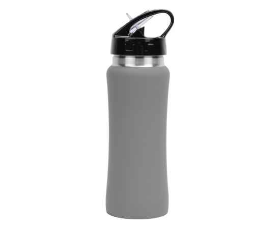 Бутылка спортивная из стали Коста-Рика, 600 мл, 828040, Цвет: серый, Объем: 600, изображение 6