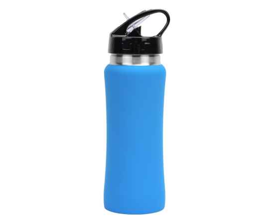 Бутылка спортивная из стали Коста-Рика, 600 мл, 828042, Цвет: голубой, Объем: 600, изображение 6