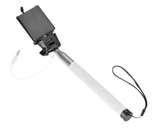 13416502 Монопод проводной Wire Selfie, Цвет: черный,белый, изображение 2