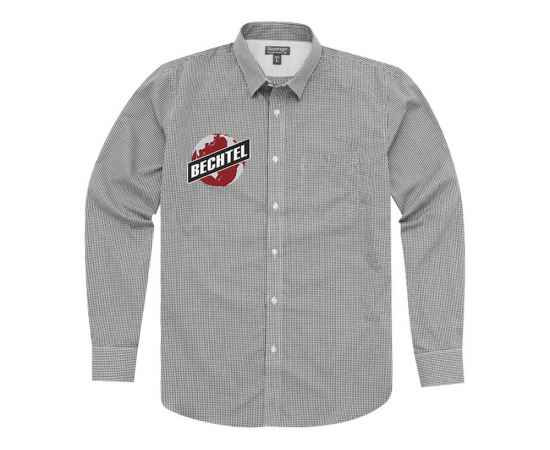 Рубашка Net мужская с длинным рукавом, XL, 3316090XL, Цвет: серый, Размер: XL, изображение 5