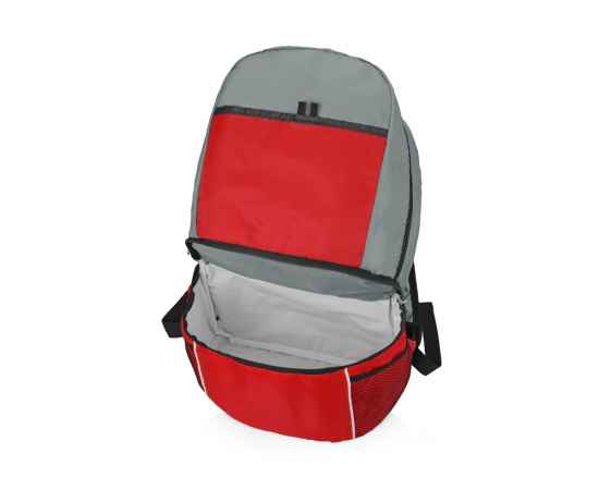 Рюкзак-холодильник Sea Isle, 12016801, Цвет: серый,красный, изображение 3