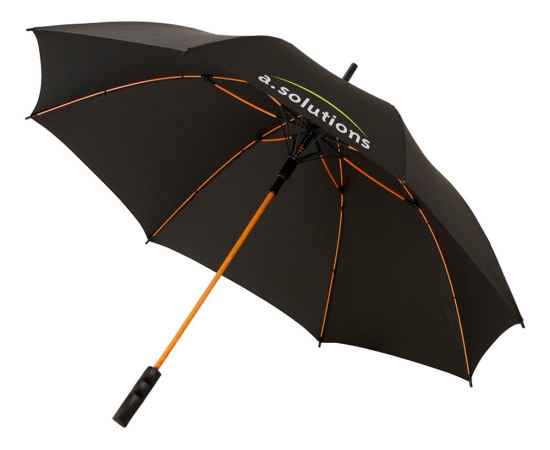 Зонт-трость Spark, 10908704, Цвет: черный,оранжевый, изображение 5
