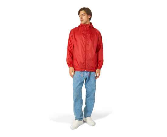Ветровка мужская в чехле Promo, M, 3180P70M, Цвет: красный, Размер: M, изображение 4