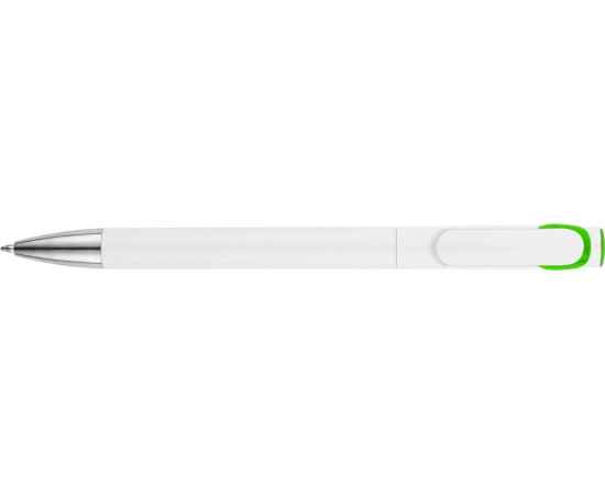 Ручка пластиковая шариковая Локи, 13615.19, Цвет: зеленое яблоко,белый, изображение 7