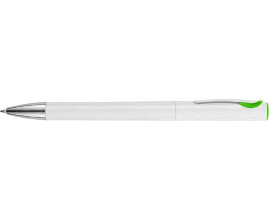 Ручка пластиковая шариковая Локи, 13615.19, Цвет: зеленое яблоко,белый, изображение 5