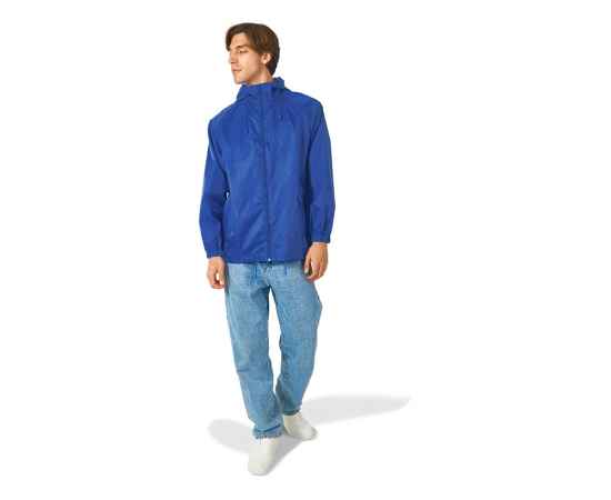 Ветровка мужская в чехле Promo, S, 3180P65S, Цвет: синий классический, Размер: S, изображение 4