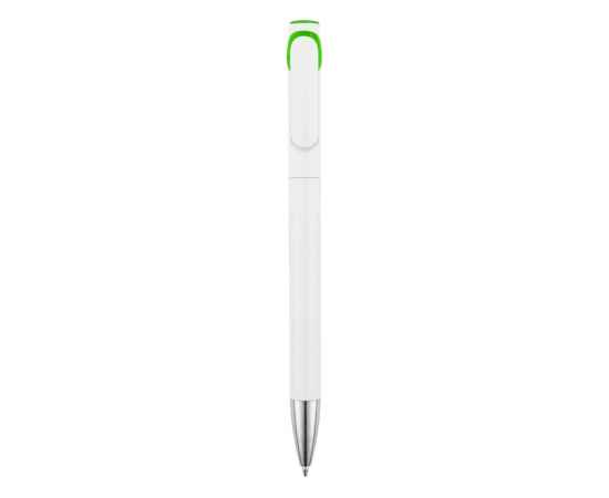 Ручка пластиковая шариковая Локи, 13615.19, Цвет: зеленое яблоко,белый, изображение 2