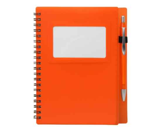 Блокнот Контакт с ручкой, 413508, Цвет: оранжевый, изображение 4