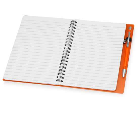 Блокнот Контакт с ручкой, 413508, Цвет: оранжевый, изображение 3