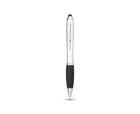 10639201 Ручка-стилус шариковая Nash, черные чернила, Цвет: черный,серебристый, Размер: черные чернила, изображение 4