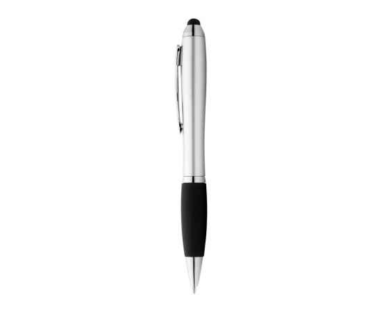 10639201 Ручка-стилус шариковая Nash, черные чернила, Цвет: черный,серебристый, Размер: черные чернила, изображение 2