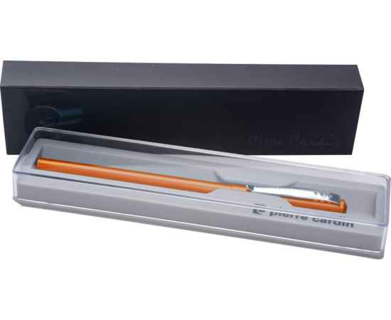 Ручка шариковая Actuel, 417310, Цвет: оранжевый,серебристый, изображение 2