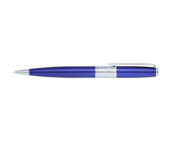 Ручка шариковая Baron, 417338, Цвет: синий,серебристый, изображение 3