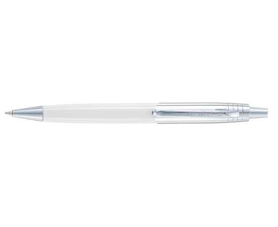 Ручка шариковая Easy, 417366, Цвет: серебристый,белый, изображение 2