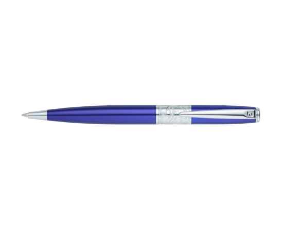 Ручка шариковая Baron, 417338, Цвет: синий,серебристый, изображение 2