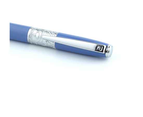 Ручка шариковая Baron, 417343, Цвет: серебристый,сиреневый, изображение 4