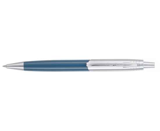 Ручка шариковая Easy, 417364, Цвет: серебристый,серо-голубой, изображение 2
