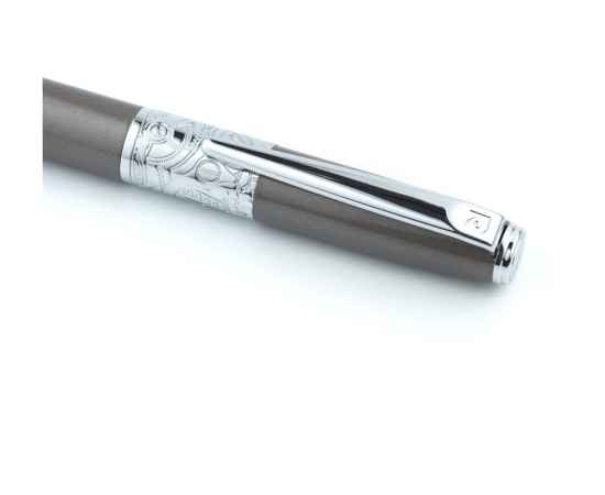 Ручка шариковая Baron, 417333, Цвет: серый,серебристый, изображение 4