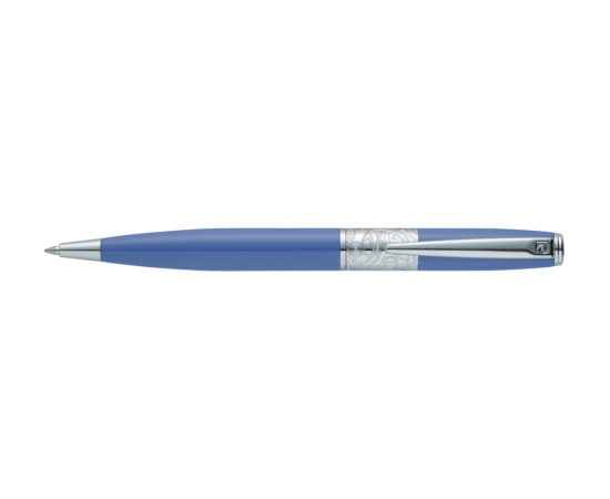 Ручка шариковая Baron, 417343, Цвет: серебристый,сиреневый, изображение 2