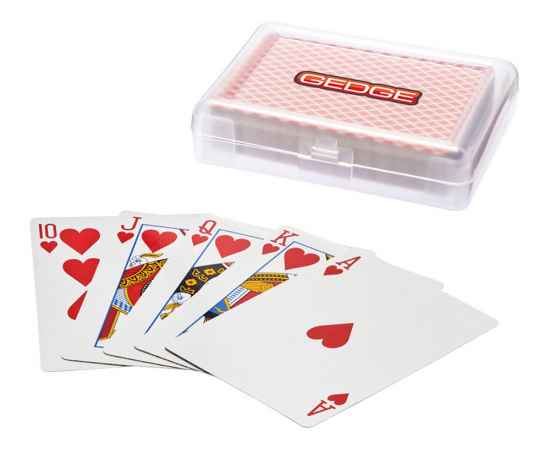 Карточная игра Reno, 11005202, Цвет: красный,прозрачный, изображение 4