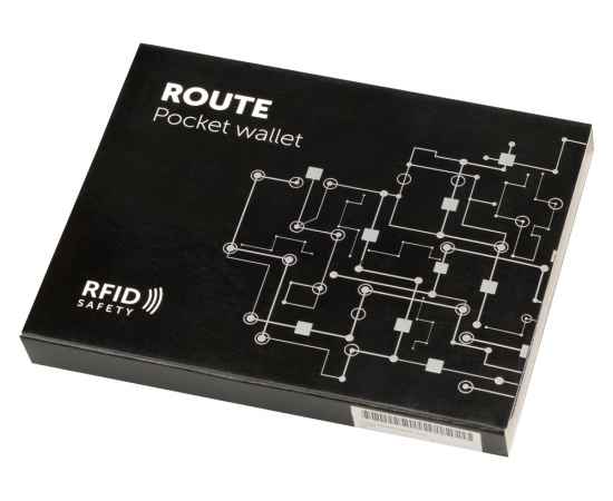 Кошелек Route с защитой от RFID считывания, 1414301, Цвет: синий, изображение 5