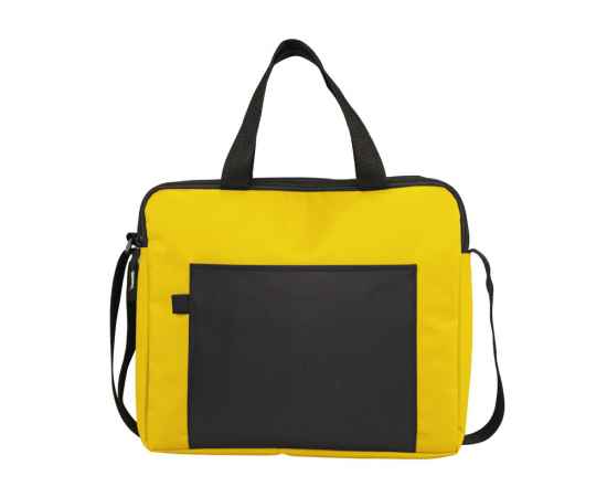 Конференц сумка для документов Congress, 823707, Цвет: черный,желтый, изображение 3