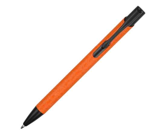 Ручка металлическая шариковая Crepa, 304908, Цвет: черный,оранжевый, изображение 2