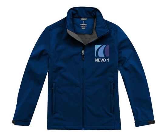 Куртка софтшел Maxson мужская, 2XL, 38319492XL, Цвет: темно-синий, Размер: 2XL, изображение 5
