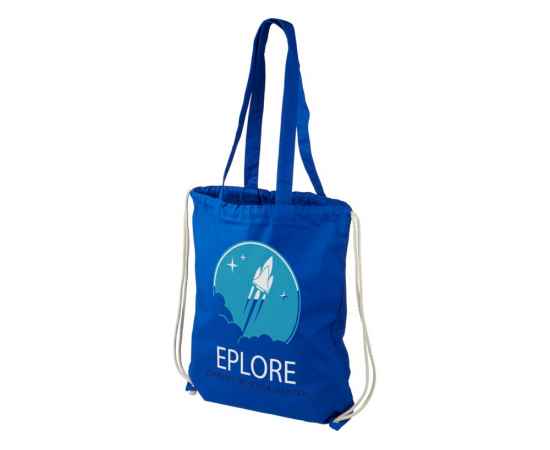 Сумка-рюкзак Eliza, 240 г/м2, 12027602, Цвет: синий, изображение 5