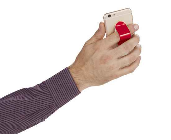 13424202 Сжимаемая подставка для смартфона, Цвет: красный, изображение 2