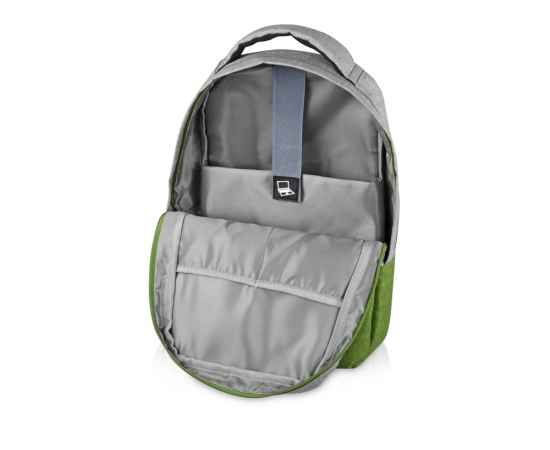 Рюкзак Fiji с отделением для ноутбука, 934413, Цвет: зеленое яблоко,серый, изображение 3