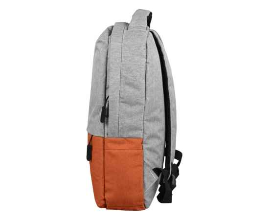 Рюкзак Fiji с отделением для ноутбука, 934438, Цвет: серый,оранжевый, изображение 5