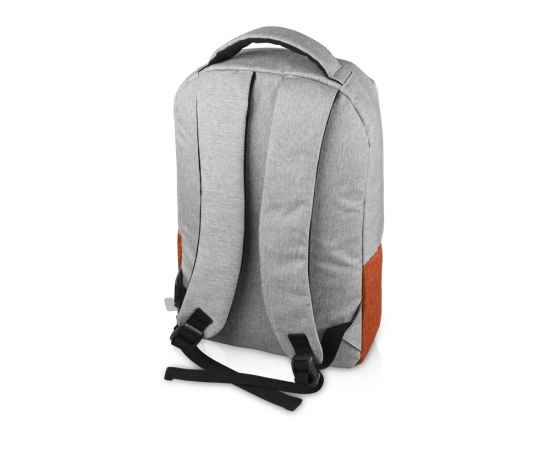 Рюкзак Fiji с отделением для ноутбука, 934438, Цвет: серый,оранжевый, изображение 2