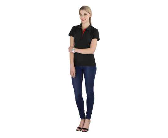 Рубашка поло Solo женская, L, 1517725L, Цвет: черный,красный, Размер: L, изображение 2