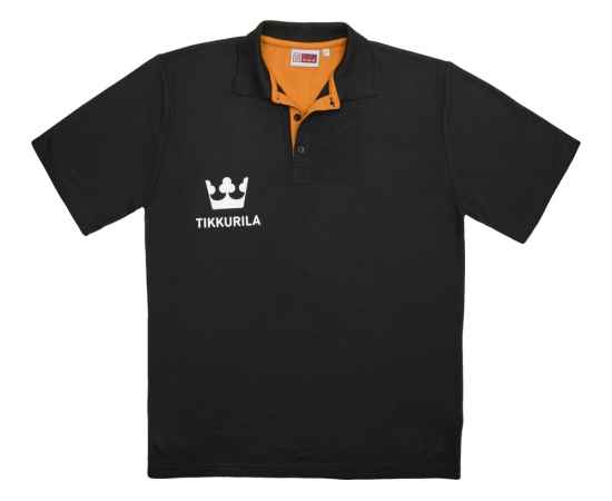 Рубашка поло Solo мужская, XL, 1507633XL, Цвет: черный,оранжевый, Размер: XL, изображение 7