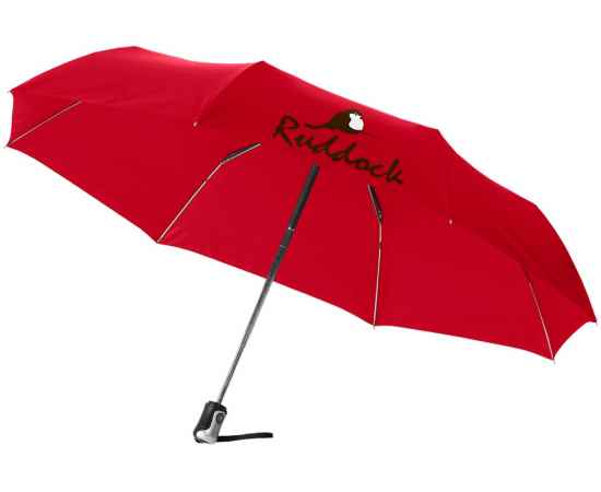 Зонт складной Alex, 10901612р, Цвет: красный, изображение 4