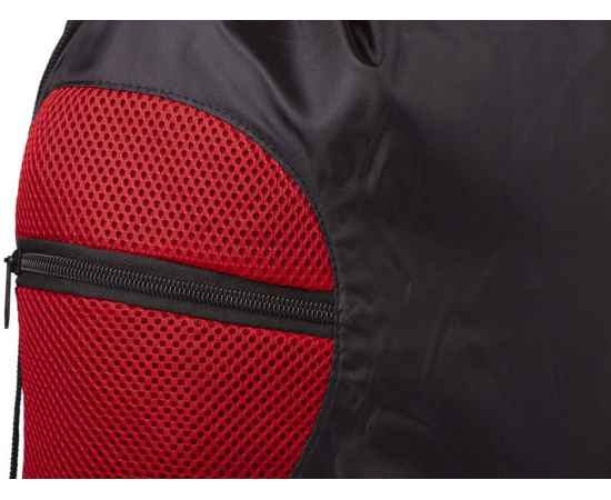Спортивный рюкзак из сетки на молнии, 12028701, Цвет: красный, изображение 4