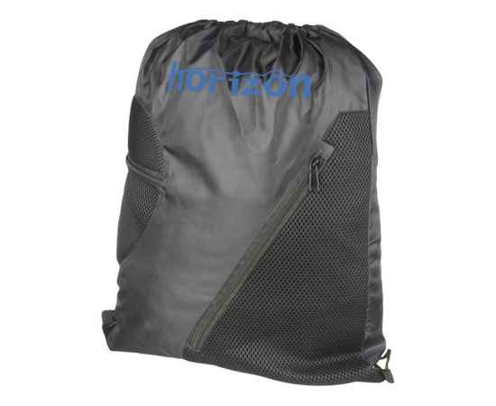 Спортивный рюкзак из сетки на молнии, 12028700, Цвет: черный, изображение 3