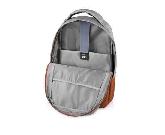 Рюкзак Fiji с отделением для ноутбука, 934438, Цвет: серый,оранжевый, изображение 3