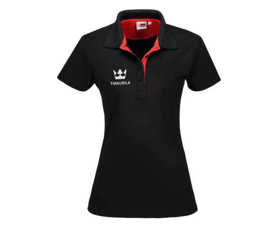 Рубашка поло Solo женская, L, 1517725L, Цвет: черный,красный, Размер: L, изображение 3