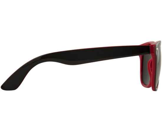 Очки солнцезащитные Sun Ray с цветной вставкой, 10050002, Цвет: черный,красный, изображение 4