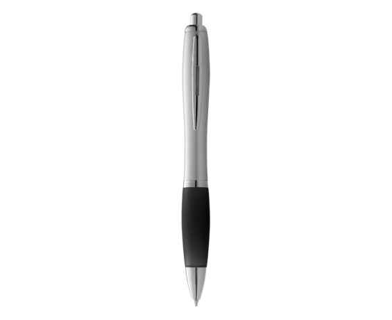 Ручка пластиковая шариковая Nash, черные чернила, 10635509, Цвет: черный,серебристый, Размер: черные чернила, изображение 2