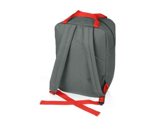 Рюкзак Lock с отделением для ноутбука, 934421, Цвет: серый,красный, изображение 2