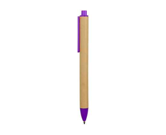 Ручка картонная шариковая Эко 2.0, 18380.14, Цвет: фиолетовый,бежевый, изображение 3